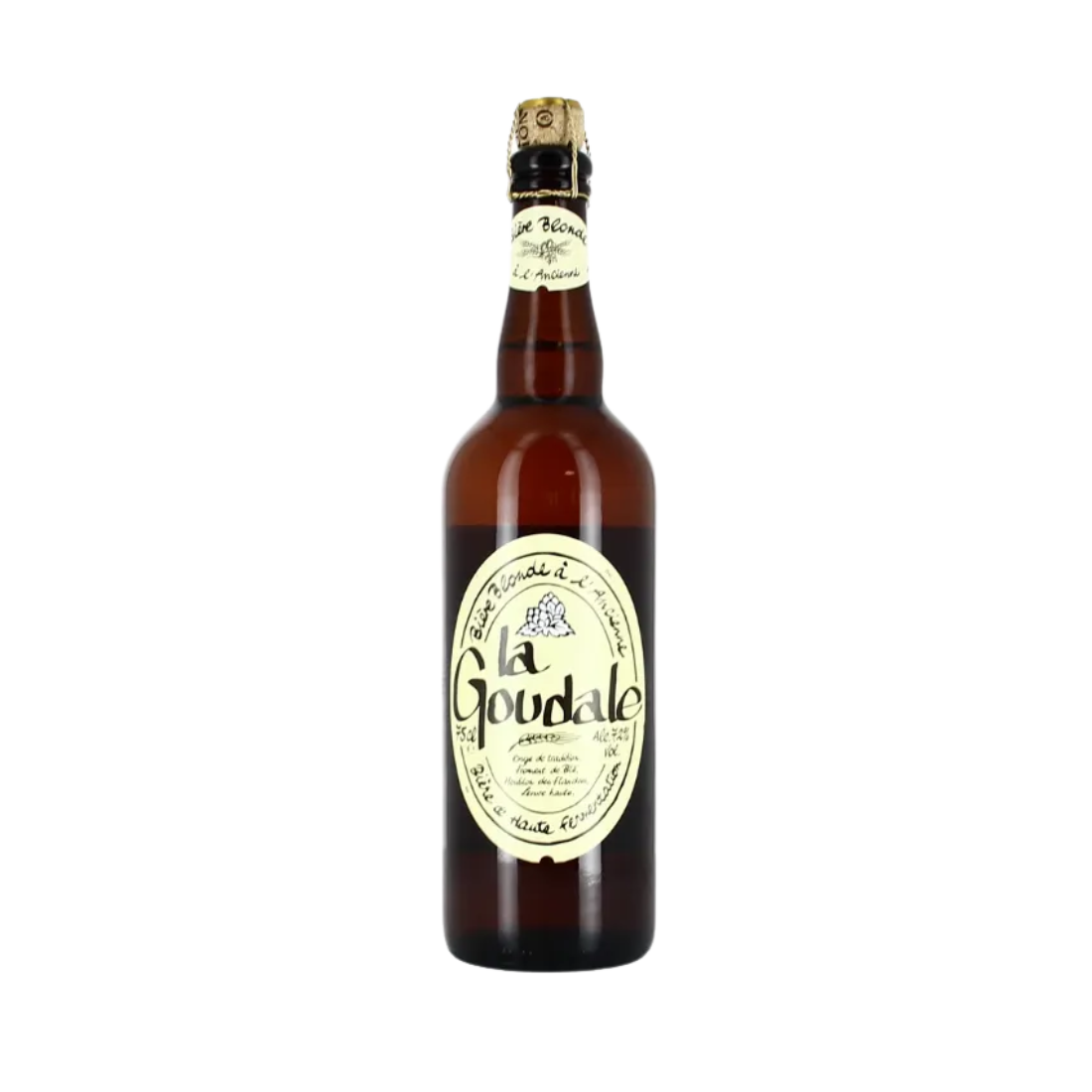 Bouteille de Bière La Goudale 75cl blonde à l'ancienne